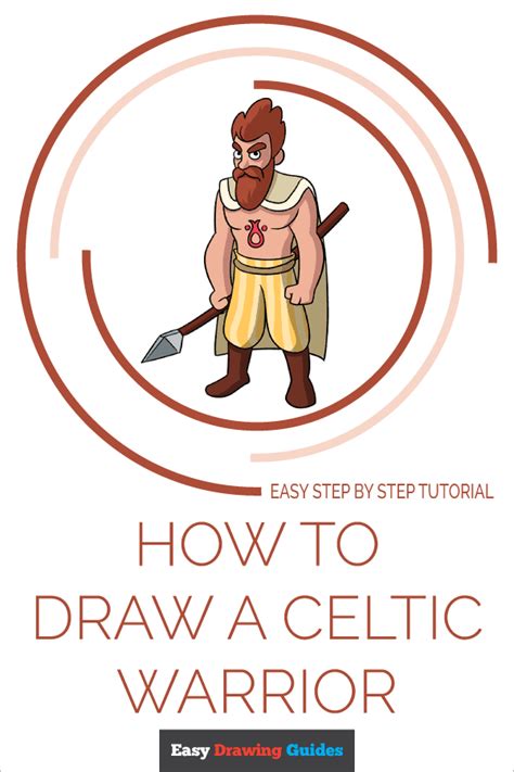 How to Draw a Celtic Warrior Really Easy Drawing Tutorial