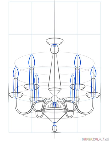 How to Draw a Chandelier Easy Step by Step Swearengin Wervas
