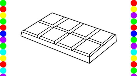 How to Draw a Chocolate Bar Really Easy Drawing Tutorial