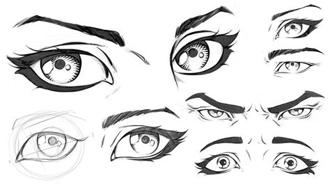 How to Draw a Comic Style Female Eye Step by Step YouTube