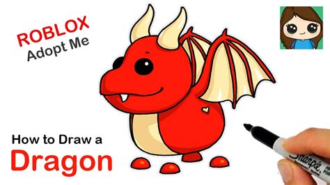 How to Draw a Dragon Roblox Adopt Me Pet
