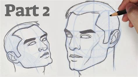 How to Draw a Face from any Angle Part 2 The 3/4 View YouTube
