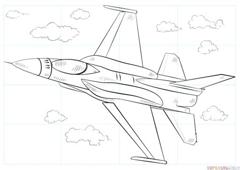 How to Draw a Fighter Jet