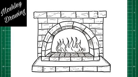 How to Draw a Fireplace How to Draw Easy