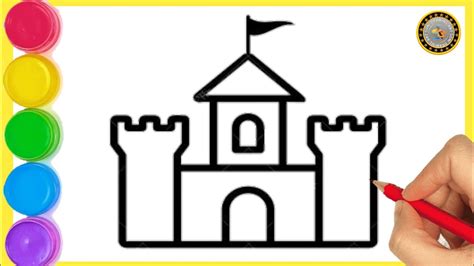 How to Draw a Fort step by step YouTube