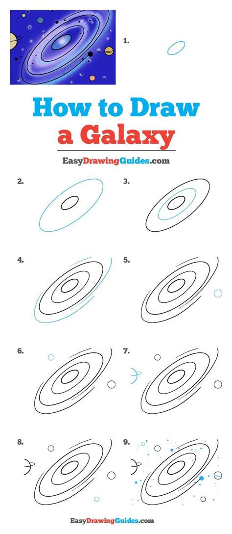 How to Draw a Galaxy Really Easy Drawing Tutorial Drawing tutorial