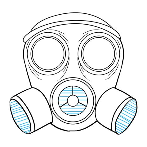 How to Draw a Gas Mask Really Easy Drawing Tutorial
