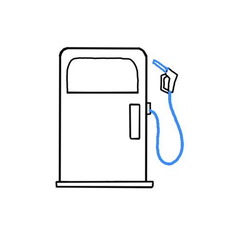 How to Draw a Gas Pump Step by Step Easy Drawing Guides Drawing Howtos