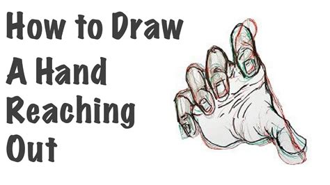 How to Draw a Hand Reaching Out hand drawing tutorial YouTube