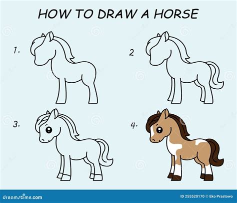 How to Draw a Horse Step by Step How to Draw a Horse Step by Step for