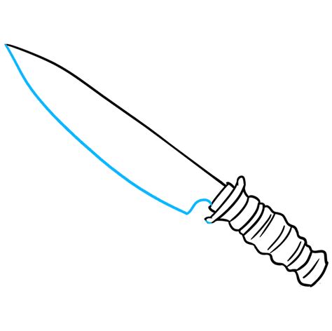 How to Draw a Knife - Really Easy Drawing Tutorial