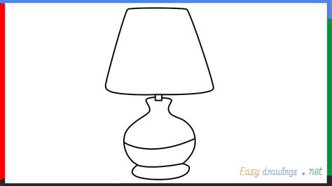 How to Draw a Lamp Really Easy Drawing Tutorial