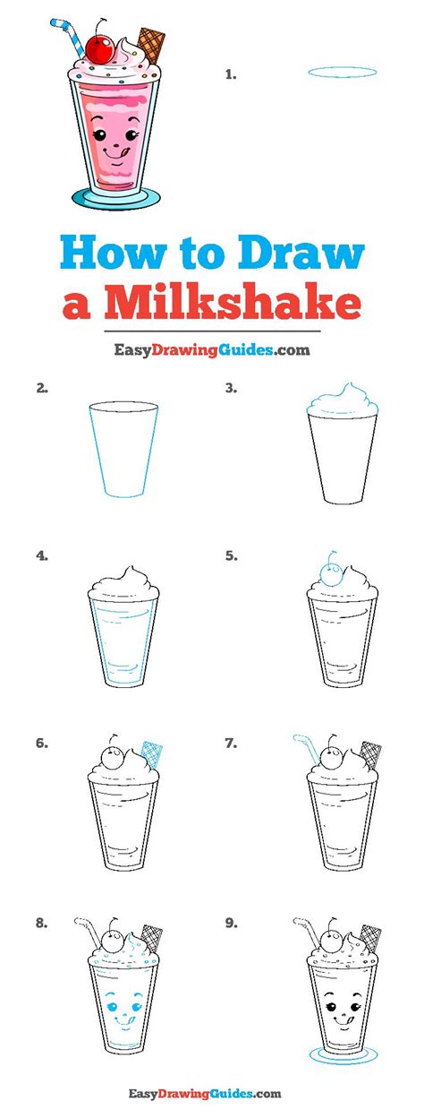 How to Draw a Milkshake Really Easy Drawing Tutorial Easy drawings