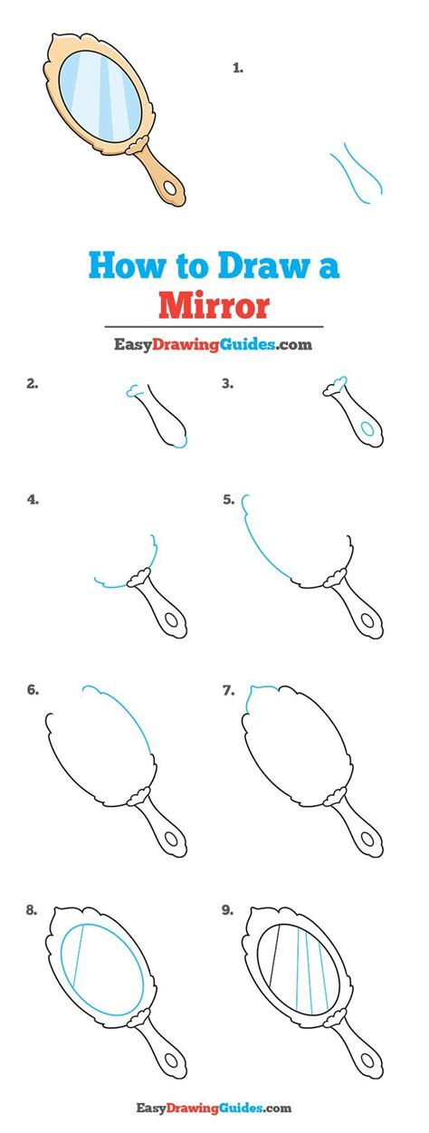 How to Draw a Mirror Step by Step Jessica Melo