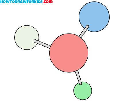 How to Draw a Molecule Easy Drawing Tutorial For Kids