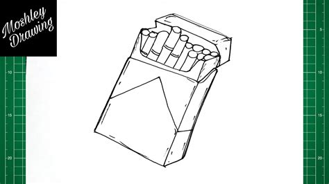 How to Draw a Pack of Cigarettes YouTube