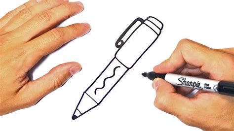 How to Draw a Pen Easy Drawing Tutorial For Kids