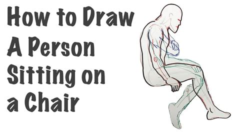 How to Draw a Person Sitting on a Chair with instruction YouTube