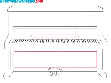 How to Draw a Piano Easy Drawing Tutorial For Kids
