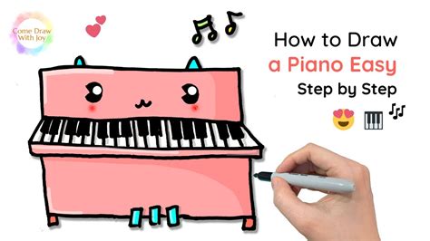 How to Draw a Piano Really Easy Drawing Tutorial Drawing tutorial
