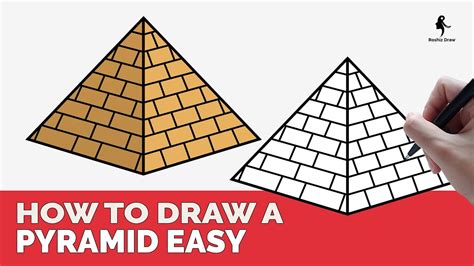How to Draw a Pyramid Really Easy Drawing Tutorial Easy drawings