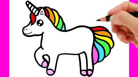 How to Draw a Rainbow Unicorn Easy