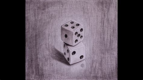 How to Draw a Realistic 3D Dice YouTube