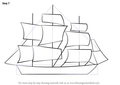 How to Draw a Ship Easy Drawing Tutorial For Kids