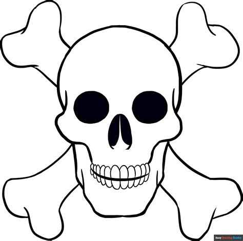 How to Draw a Skull and Crossbones
