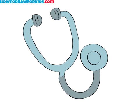 How to Draw a Stethoscope Really Easy Drawing Tutorial