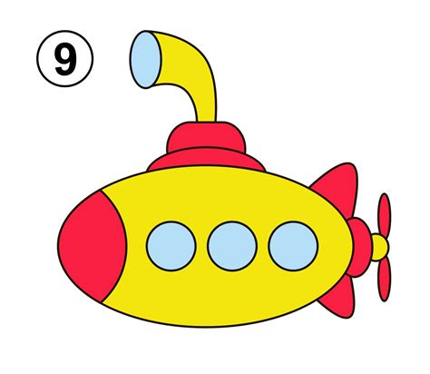 How to Draw a Submarine in 9 Easy Steps VerbNow