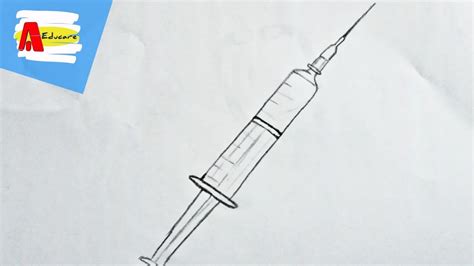 How to Draw a Syringe 💉 Easily And Step by Step ! Tutorial YouTube