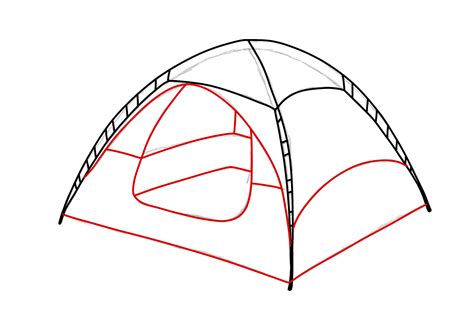 How to Draw a Tent Design School
