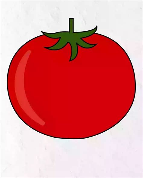 How to Draw a Tomato Featured Image Drawing tutorial easy, Flower