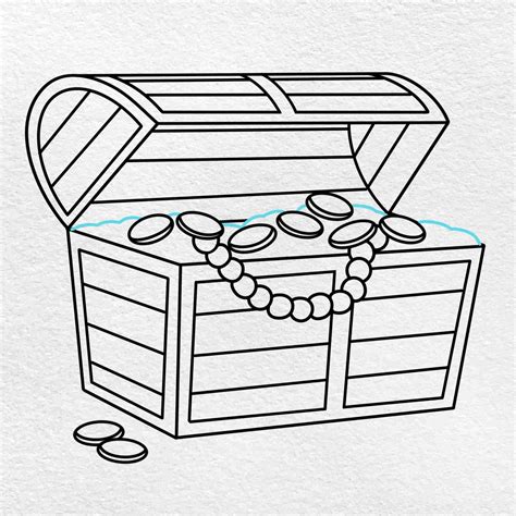 How to Draw a Treasure Chest Really Easy Drawing Tutorial Drawing