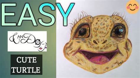 How to Draw a Turtle Face