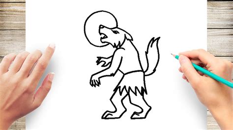 How to Draw a Werewolf Easy Step By Step Drawing Tutorials for Kids
