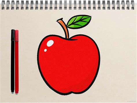 How to Draw an Apple