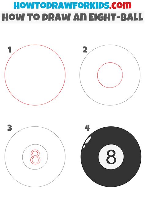 How to Draw an EightBall Easy Drawing Tutorial For Kids