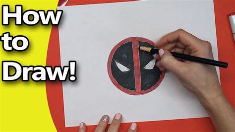 How to Draw the Deadpool Logo Step by Step - YouTube