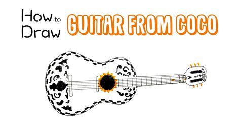 How to Draw the Guitar from Coco YouTube