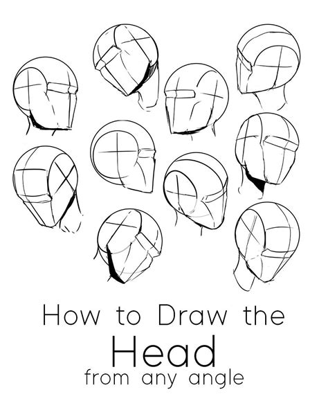 How to Draw the Head from Any Angle Free PDF Worksheets & Video