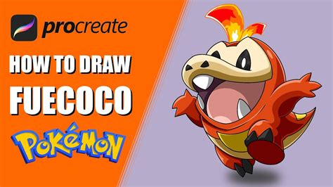 How to Draw.. Fuecoco Pokemon Scarlet and Violet YouTube