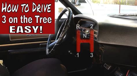 How to Drive Three On the Tree Column Shift Chevy Cars & Trucks YouTube