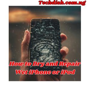 How to Dry and Fix a Wet iPhone or iPod