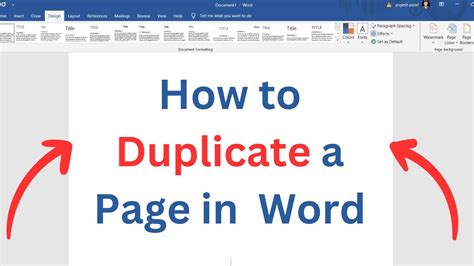 How to Duplicate a Page in Microsoft Word Windows & Mac