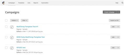 How to Duplicate an Email Campaign in Mailchimp Momentum Digital