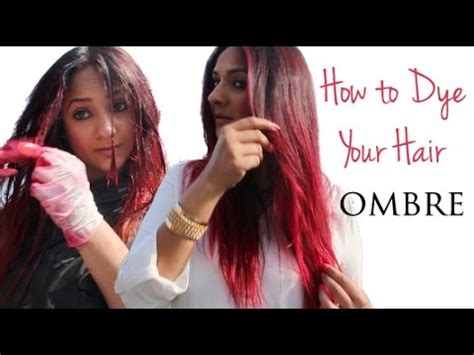 How to Dye your Hair Ombre - YouTube