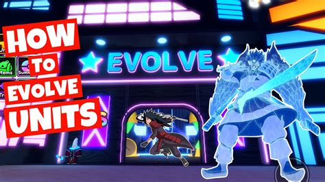 How to EVOLVE in Anime Adventures *tutorial ROBLOX Anime Game YouTube