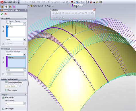 How to Easily Create Curved Features Using Boundary Surfaces in